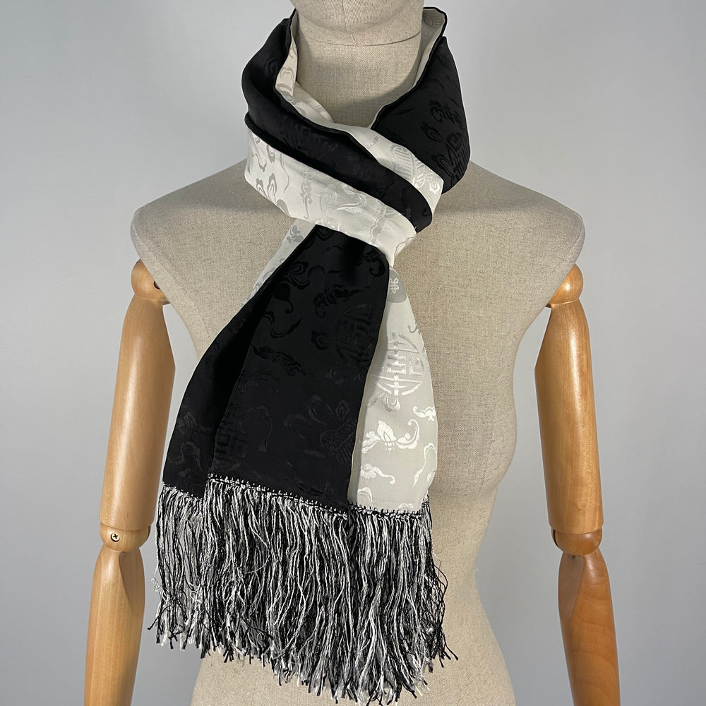 SHANGHAI TANG Double Sided Silk Scarf