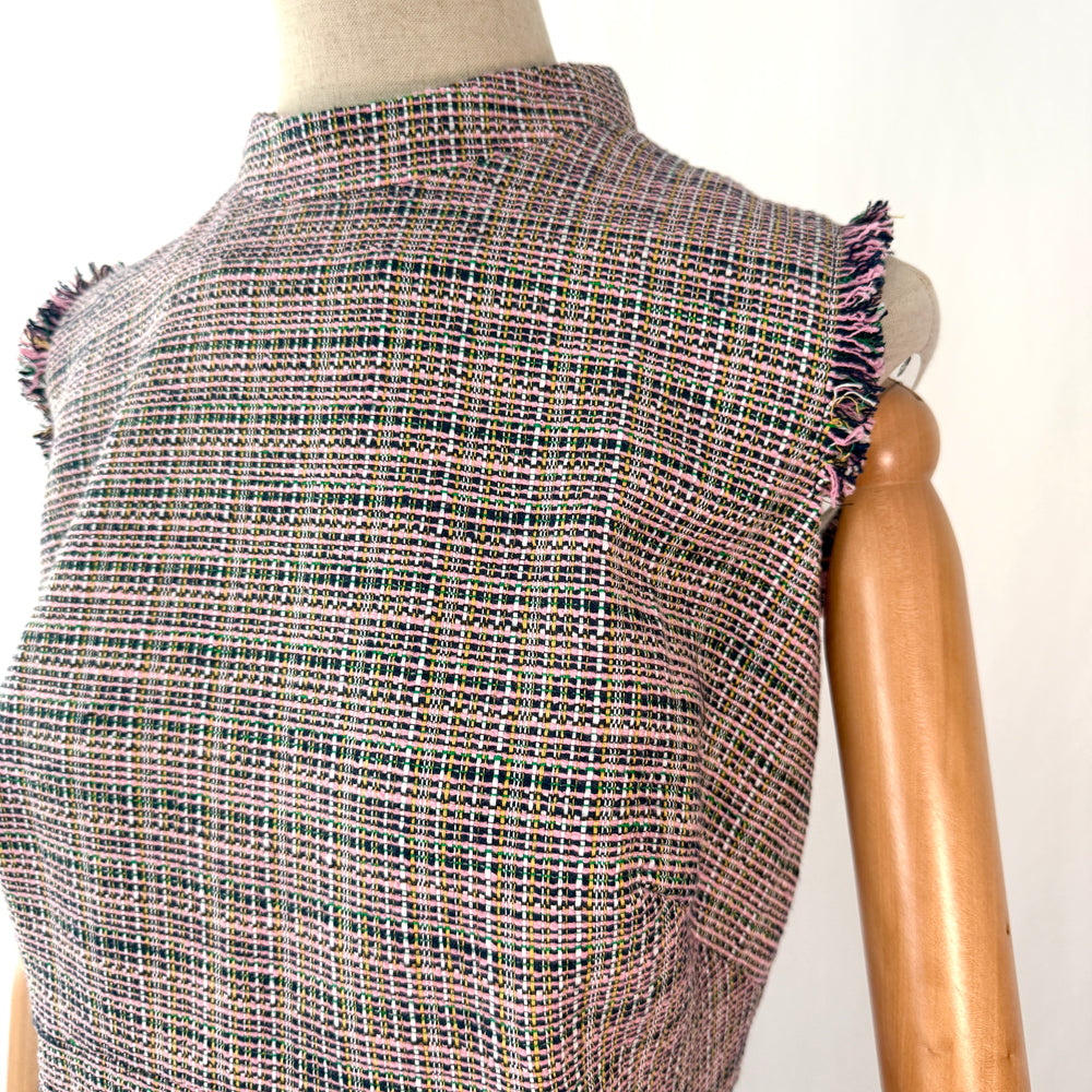 AKRIS Cotton Linen Tweed Dress