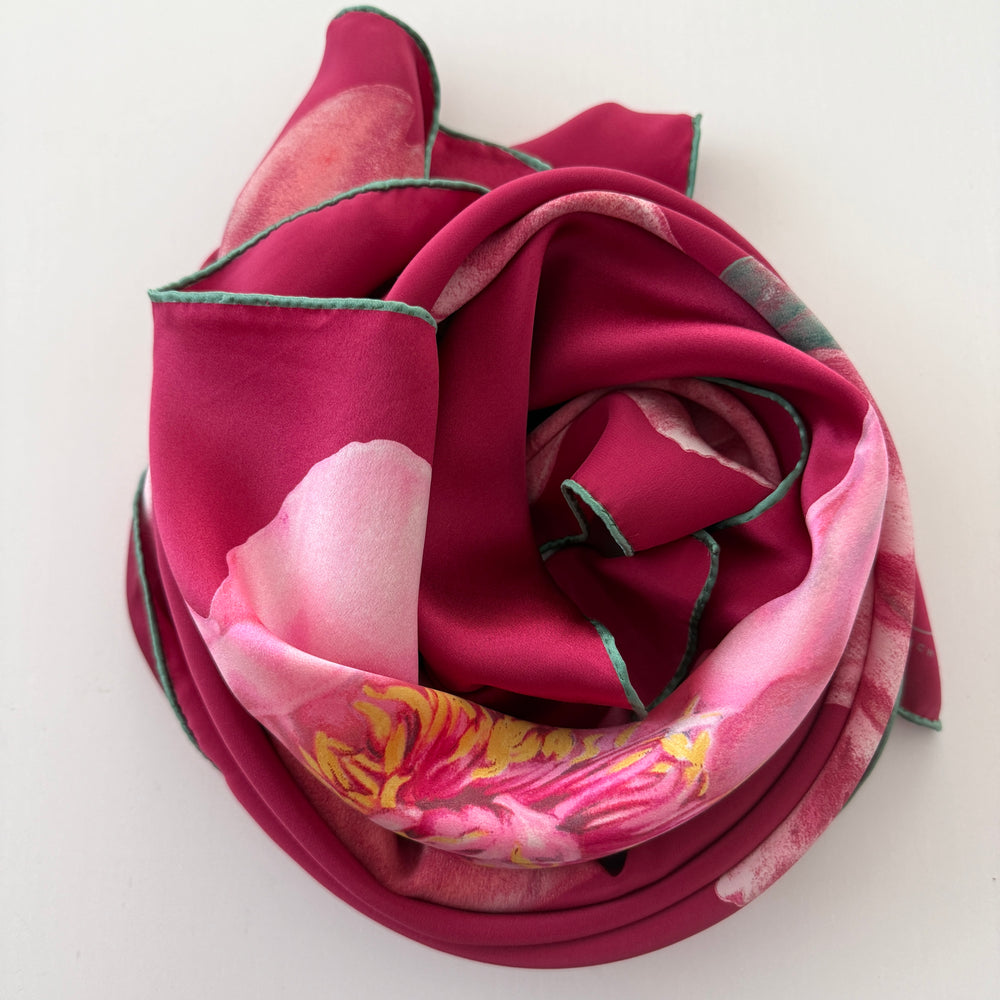 FABRIC FRONTLINE Satin Silk Scarf