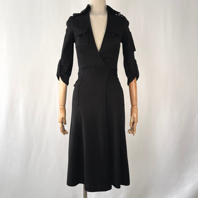 DIANE VON FURSTENBERG New Wrap Wool Dress
