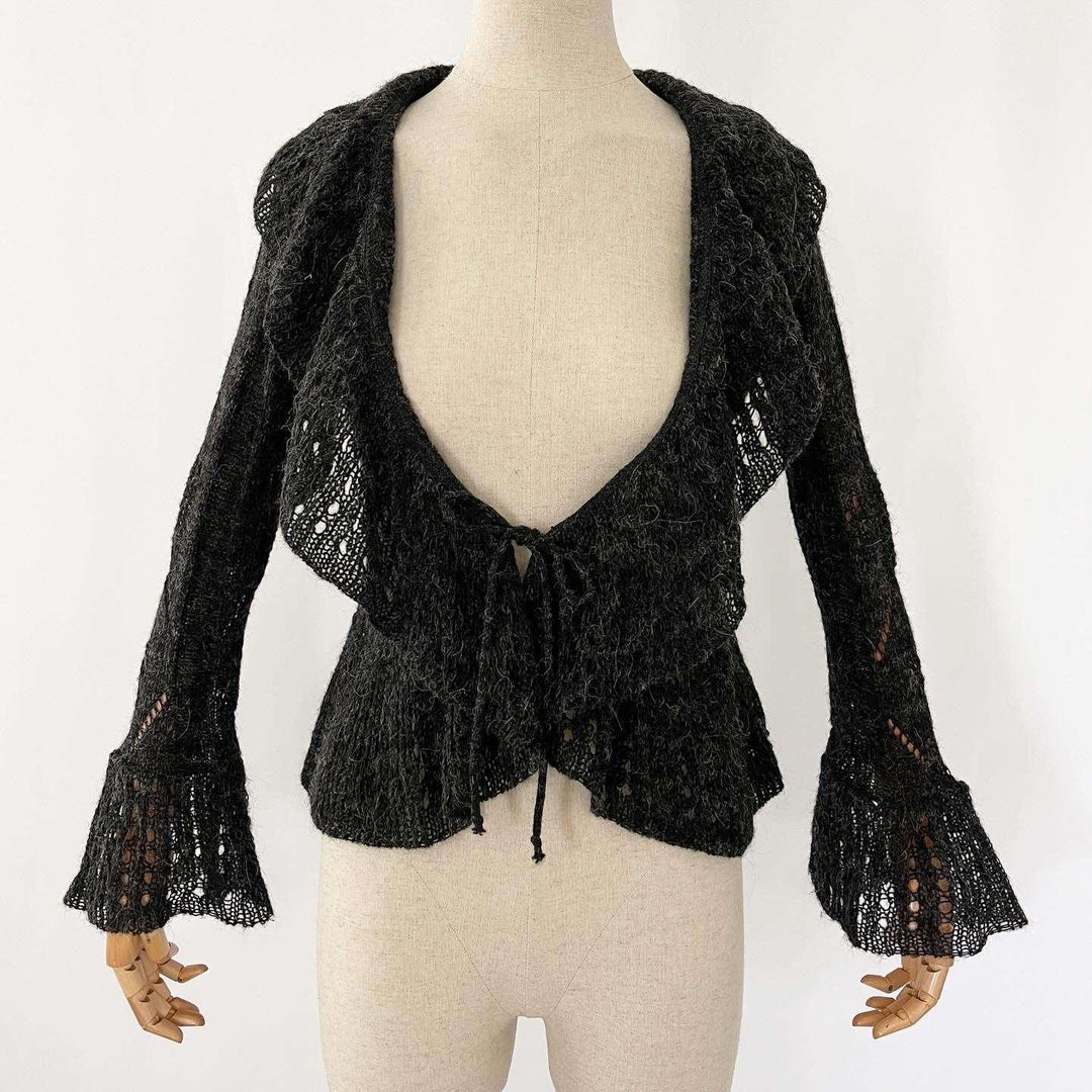 ANN DEMEULEMEESTER - ANN DEMEULEMEESTER Knitted Cardigan - AVVIIVVA.COM