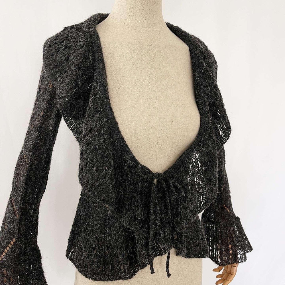 ANN DEMEULEMEESTER - ANN DEMEULEMEESTER Knitted Cardigan - AVVIIVVA.COM