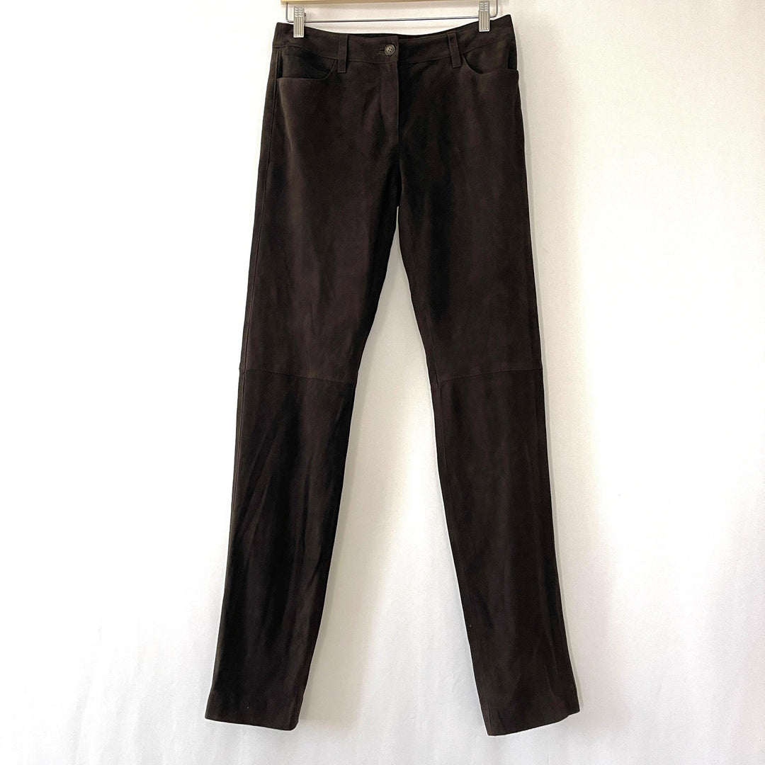 Brown Leather Pants - Brown Leather Pants - AVVIIVVA.COM