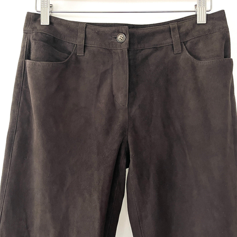 Brown Leather Pants - Brown Leather Pants - AVVIIVVA.COM