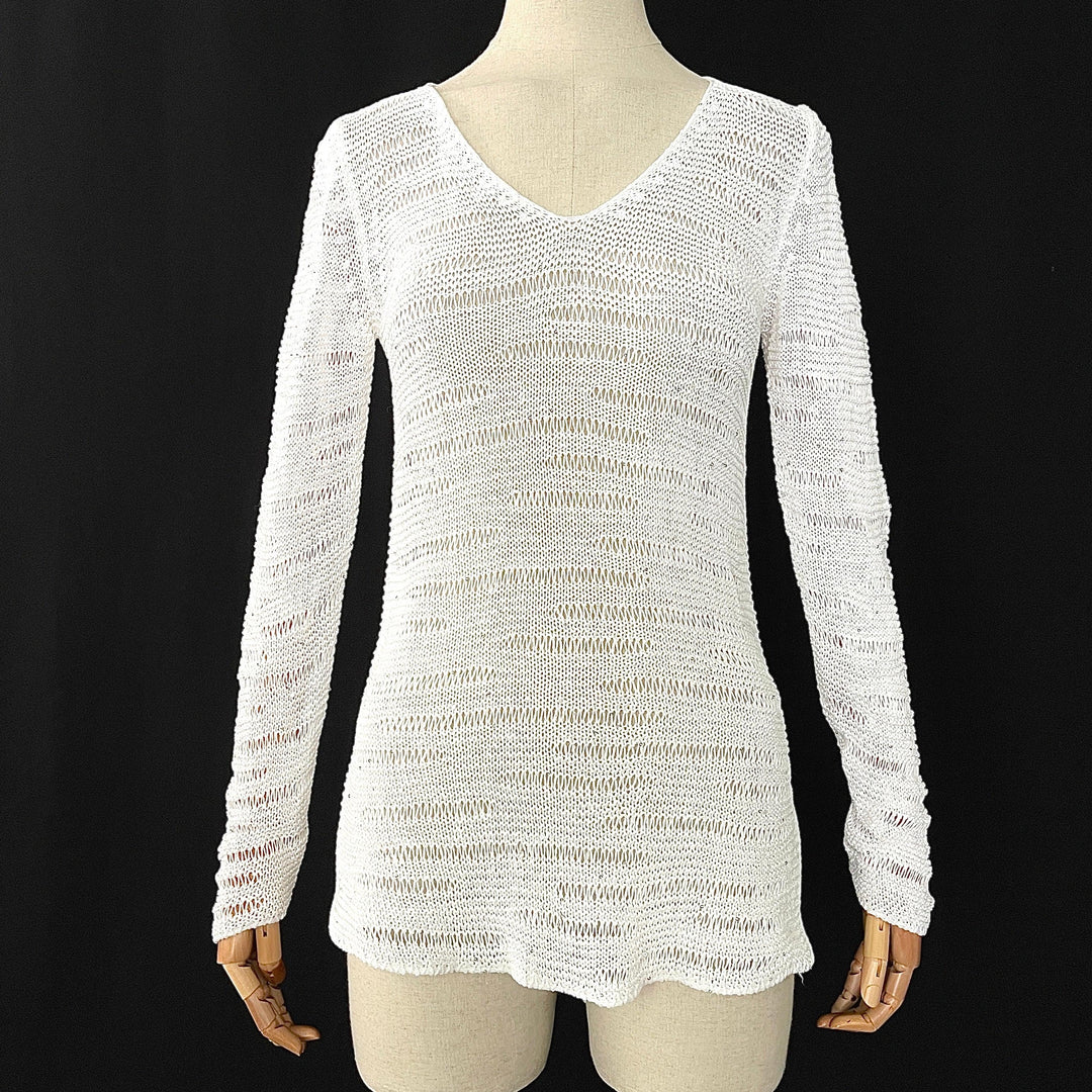 BRUNELLO CUCINELLI - BRUNELLO CUCINELLI Sequin Net Pullover - AVVIIVVA.COM