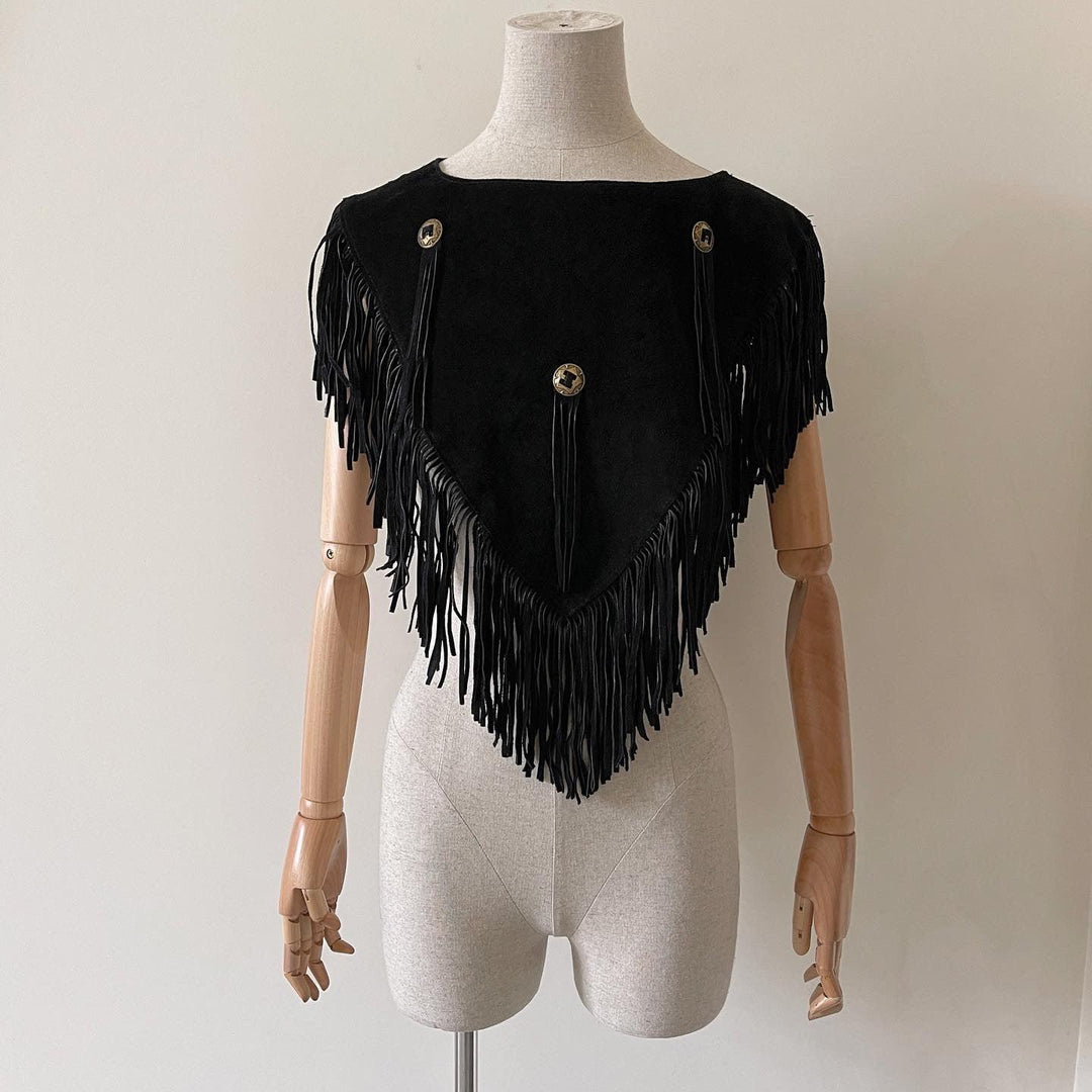 C.COUNTY PARIS - C.COUNTY PARIS Vintage Poncho - AVVIIVVA.COM