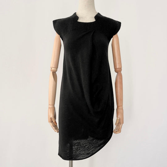 CREA CONCEPT - CREA CONCEPT Wool Tunic Mini Dress - AVVIIVVA.COM