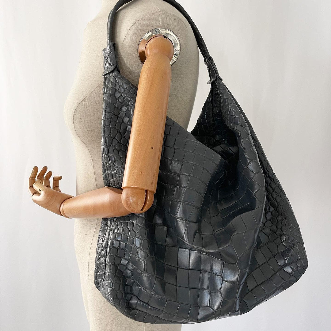 FERU - FERU crocodile leather bag - AVVIIVVA.COM