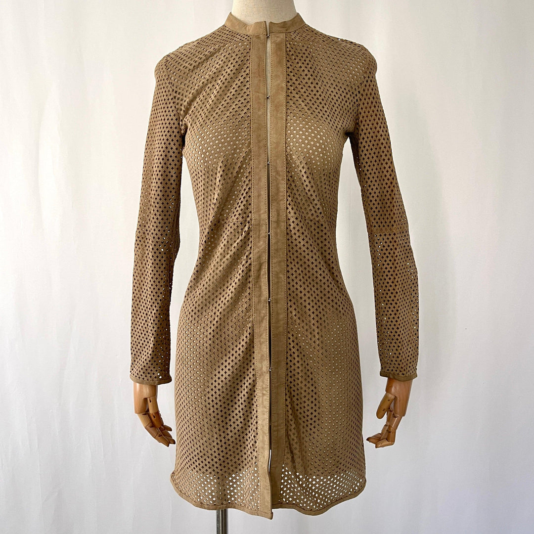 HEMISPHERE - HEMISPHERE Leather Dress - AVVIIVVA.COM