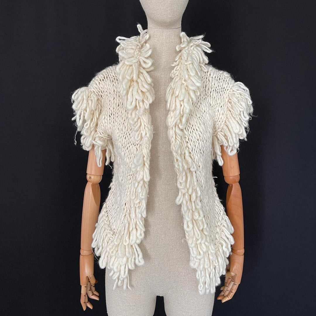 JOHN GALLIANO - JOHN GALLIANO Archive knitted vest - AVVIIVVA.COM