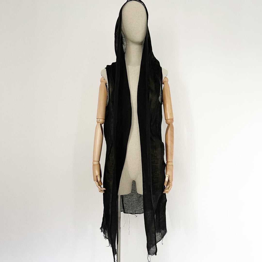 MASNADA - MASNADA Hooded vest - AVVIIVVA.COM
