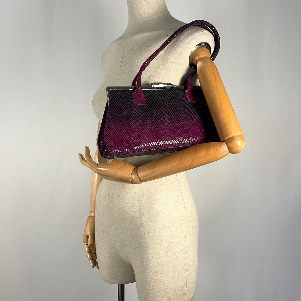 STUART WEITZMAN - STUART WEITZMAN Python Leather Bag - AVVIIVVA.COM