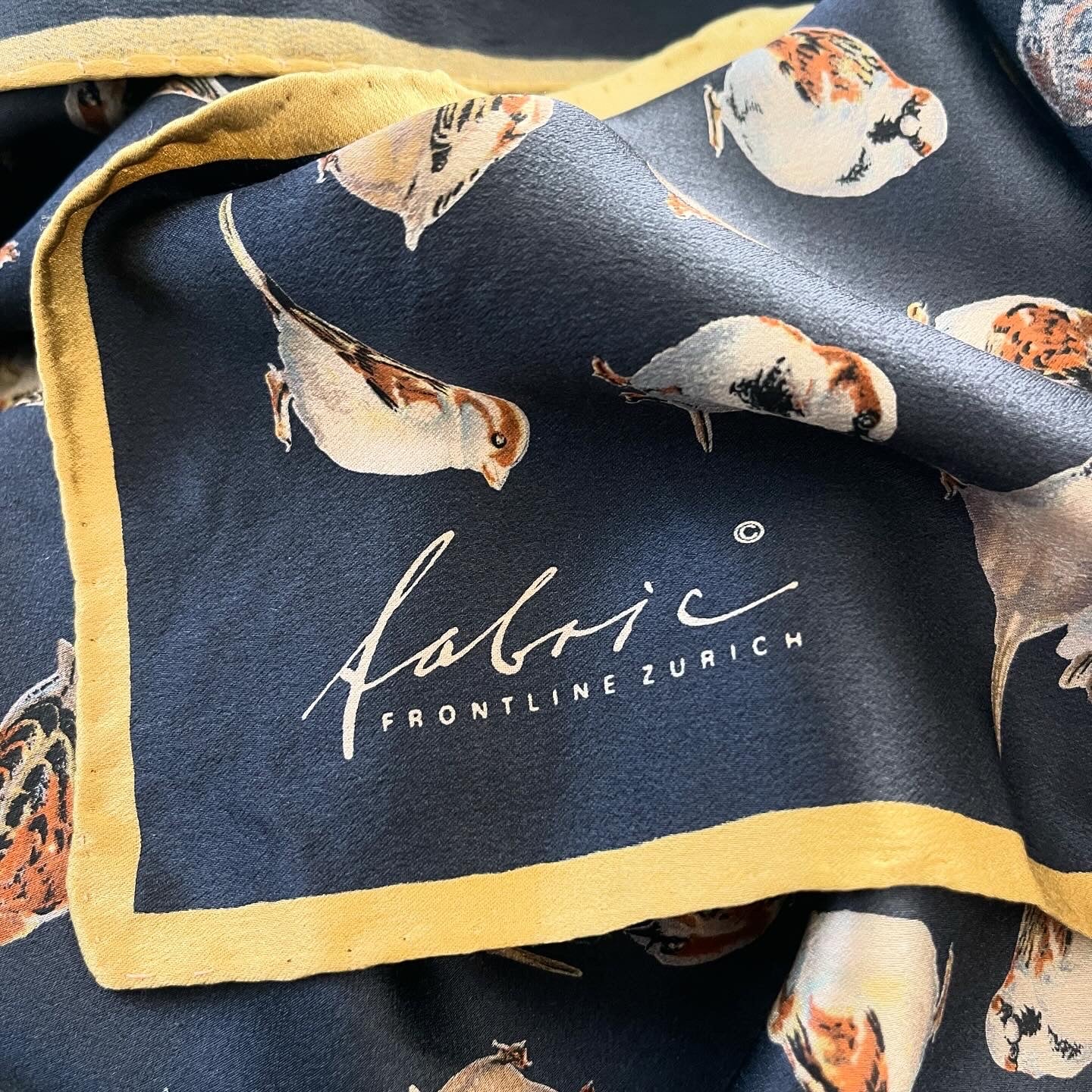 FABRIC FRONTLINE Silk Scarf