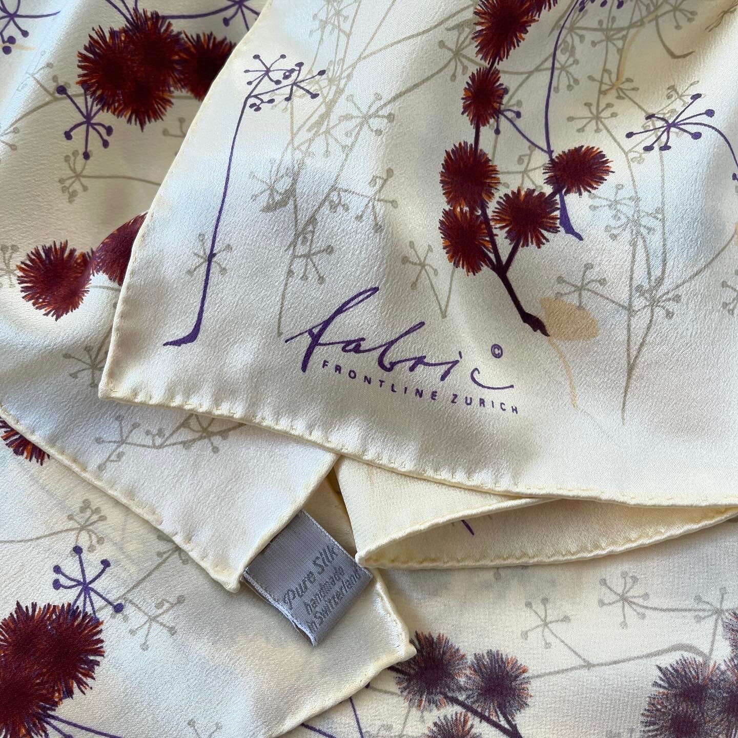 FABRIC FRONTLINE Silk Scarf