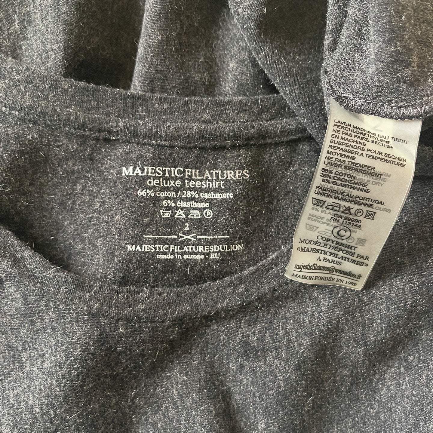 MAJESTIC FILATURES Cotton/Cashmere Sweater