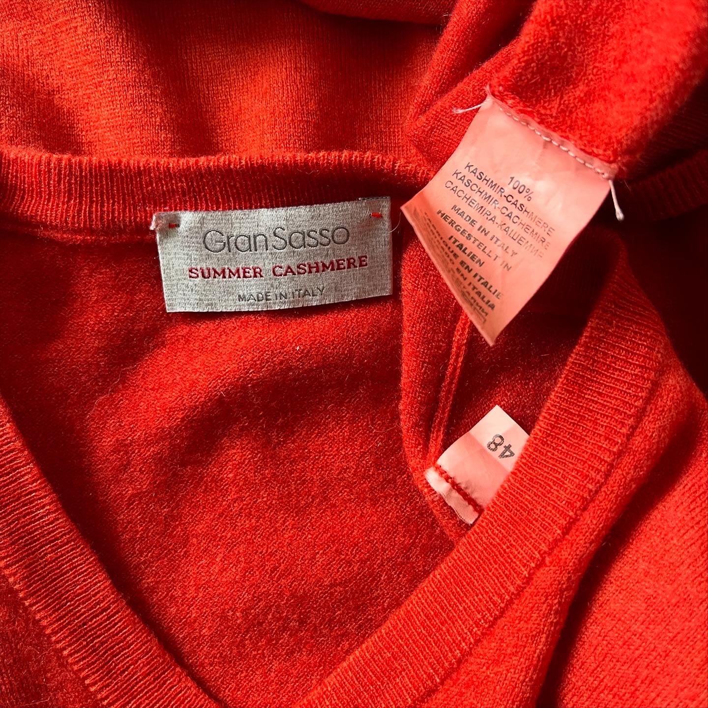 GRAN SASSO Summer Cashmere Cardigan