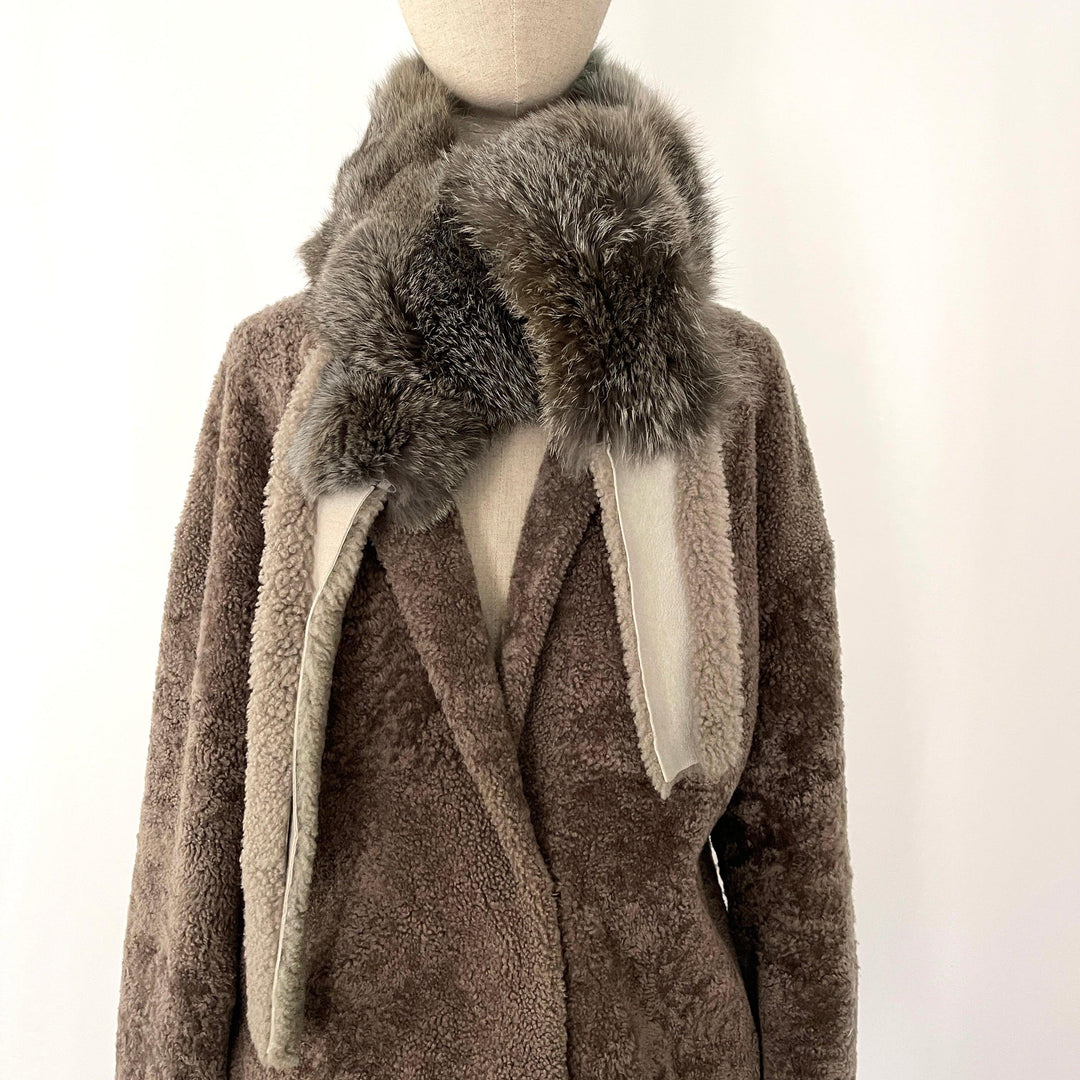 32 PARADIS SPRUNG FRERES Mantel + Schal