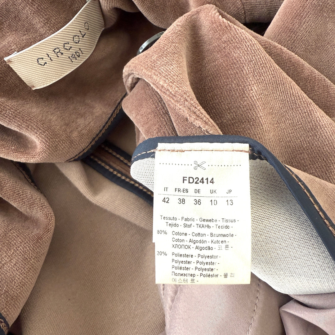 CIRCOLO 1901 New Velvet Blazer