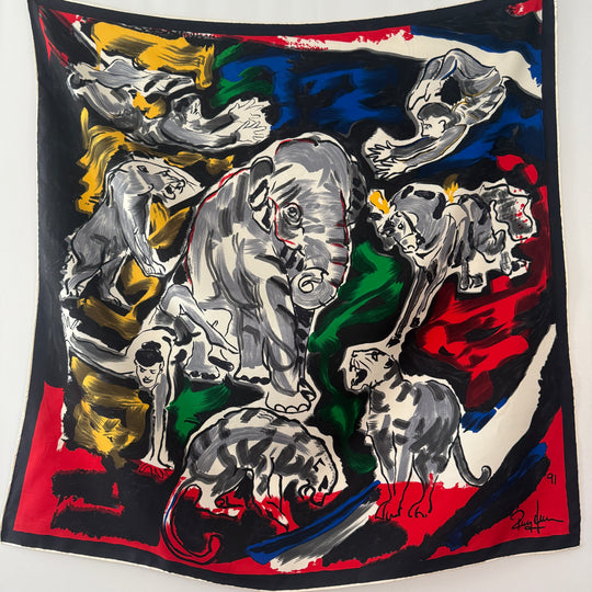 ROLF KNIE Silk Scarf