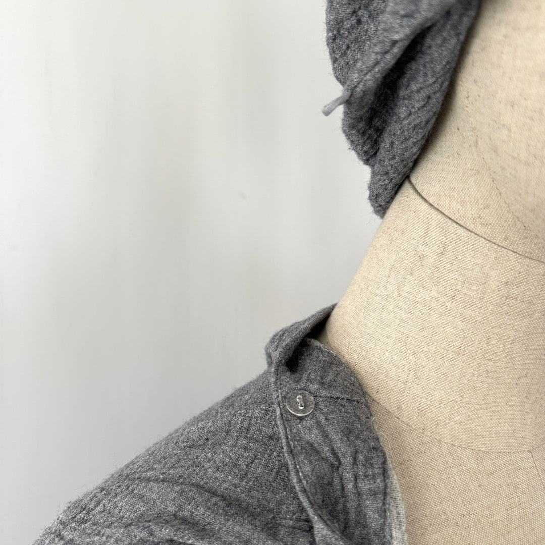 GRIZAS Viscose/Wool Dress with detachable collar