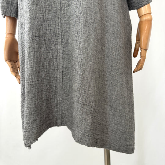 GRIZAS Viscose/Wool Dress with detachable collar