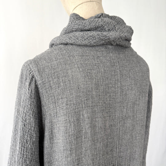 GRIZAS Viscose/Wool Dress with detachable collar