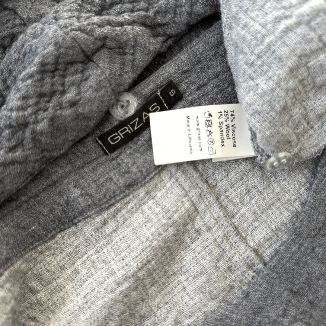 GRIZAS Viscose/Wool Dress with detachable collar