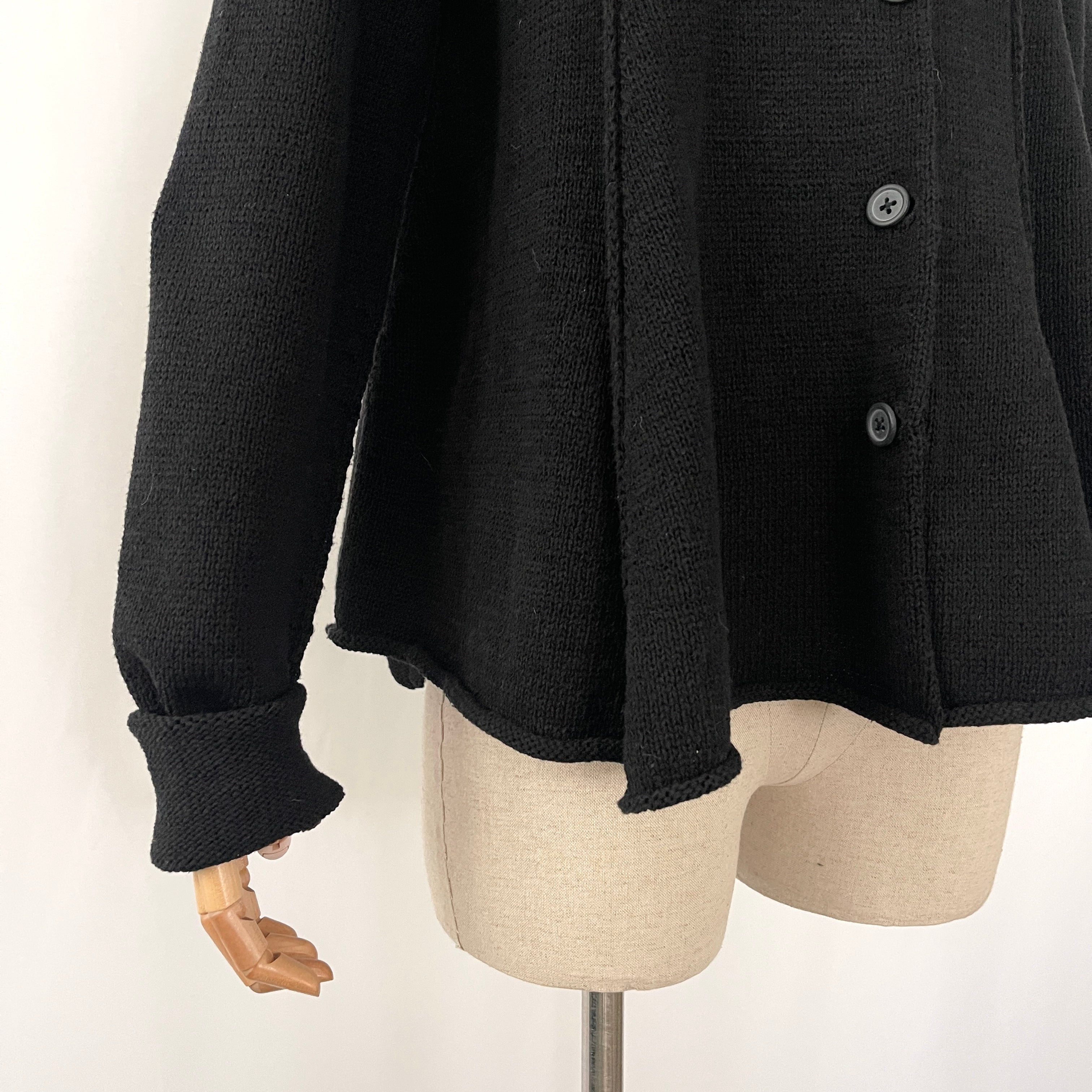 RUNDHOLZ Black Cardigan