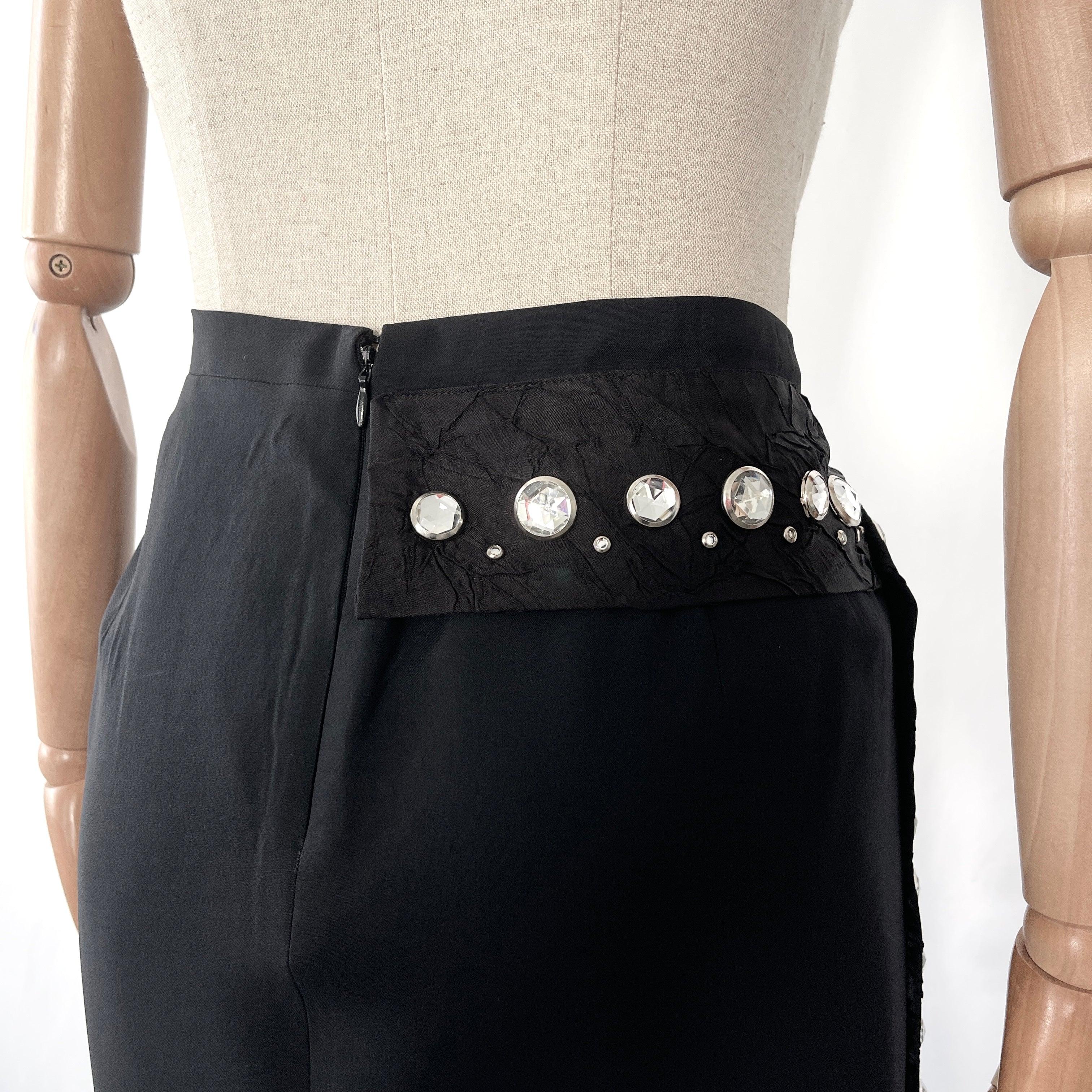 NUMEROVENTUNO N 21 Skirt with crystals