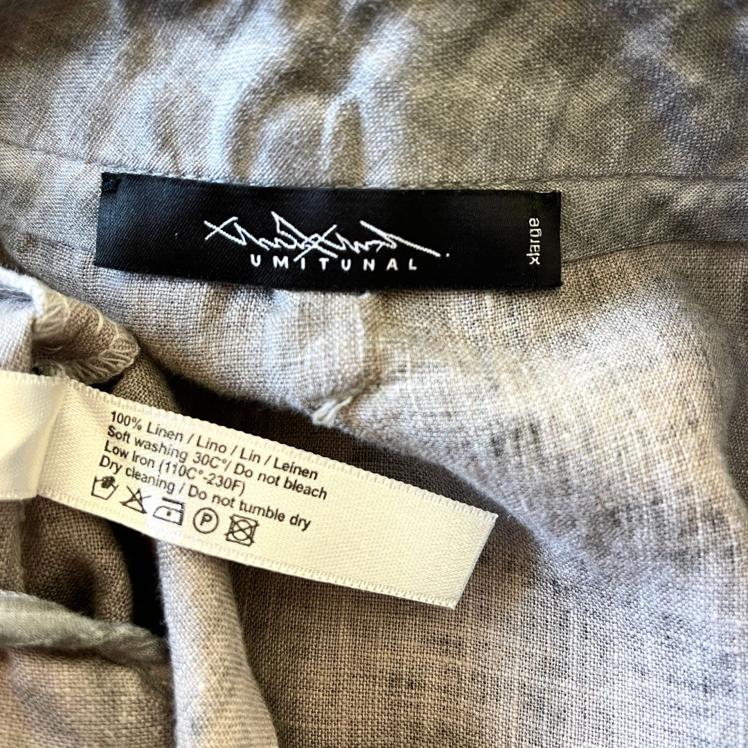 UMIT UNAL Linen Skirt