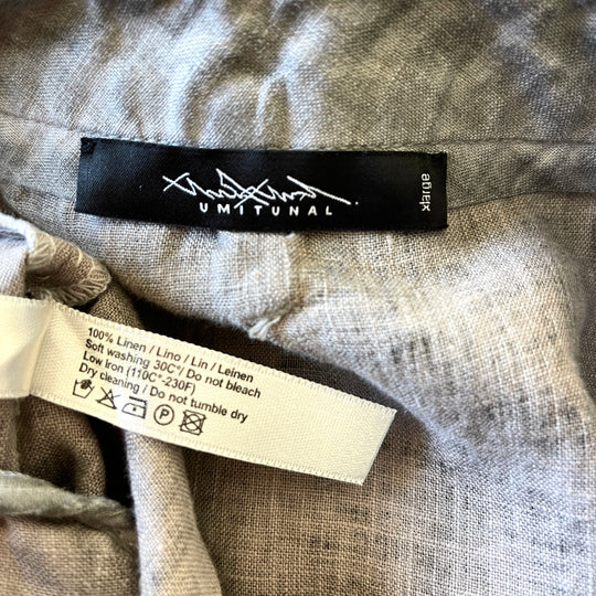 UMIT UNAL Linen Skirt