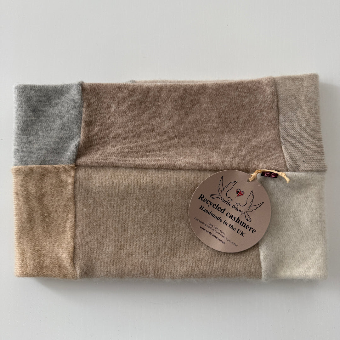 TURTLE DOVES New Cashmere Scarf/Cap