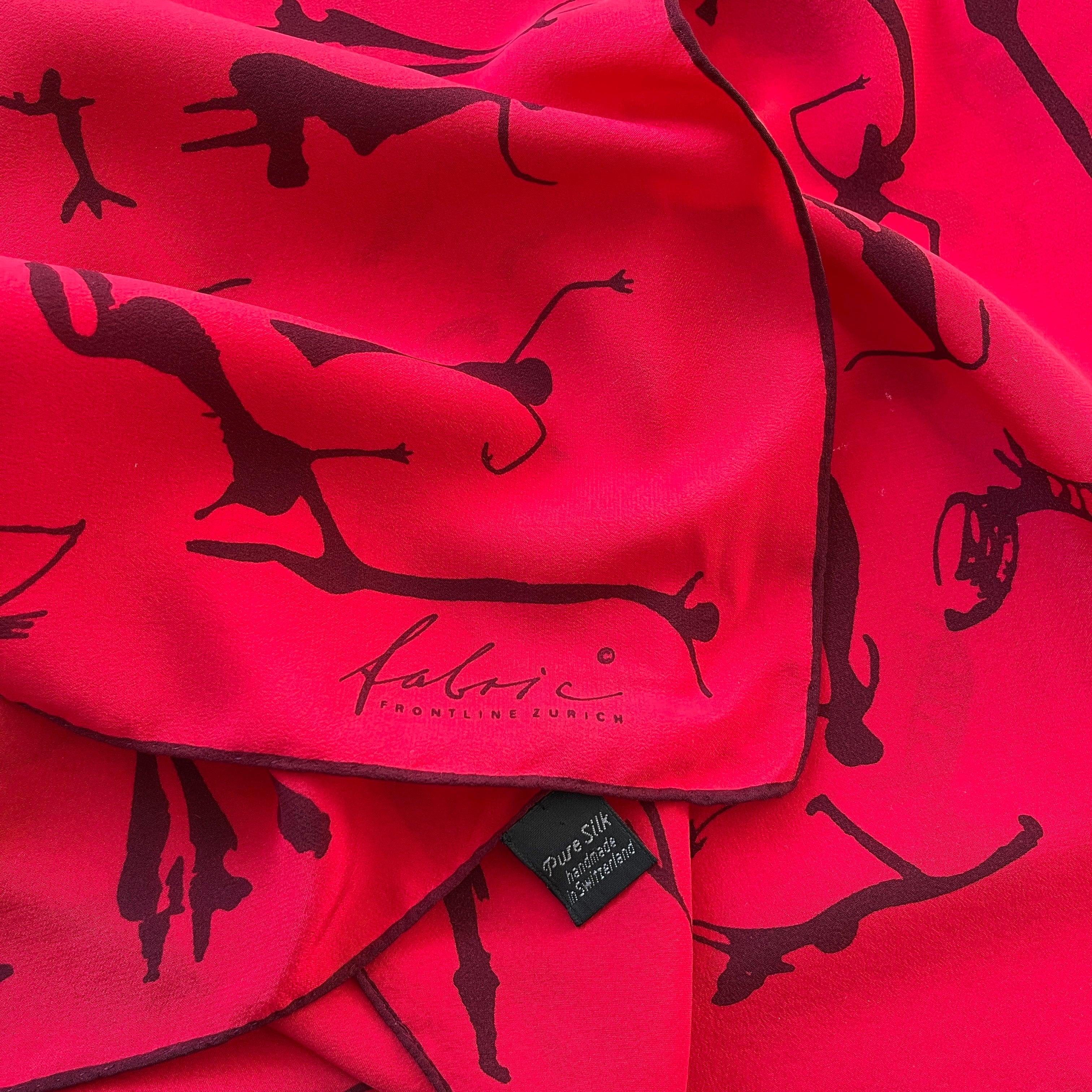 FABRIC FRONTLINE Silk Scarf