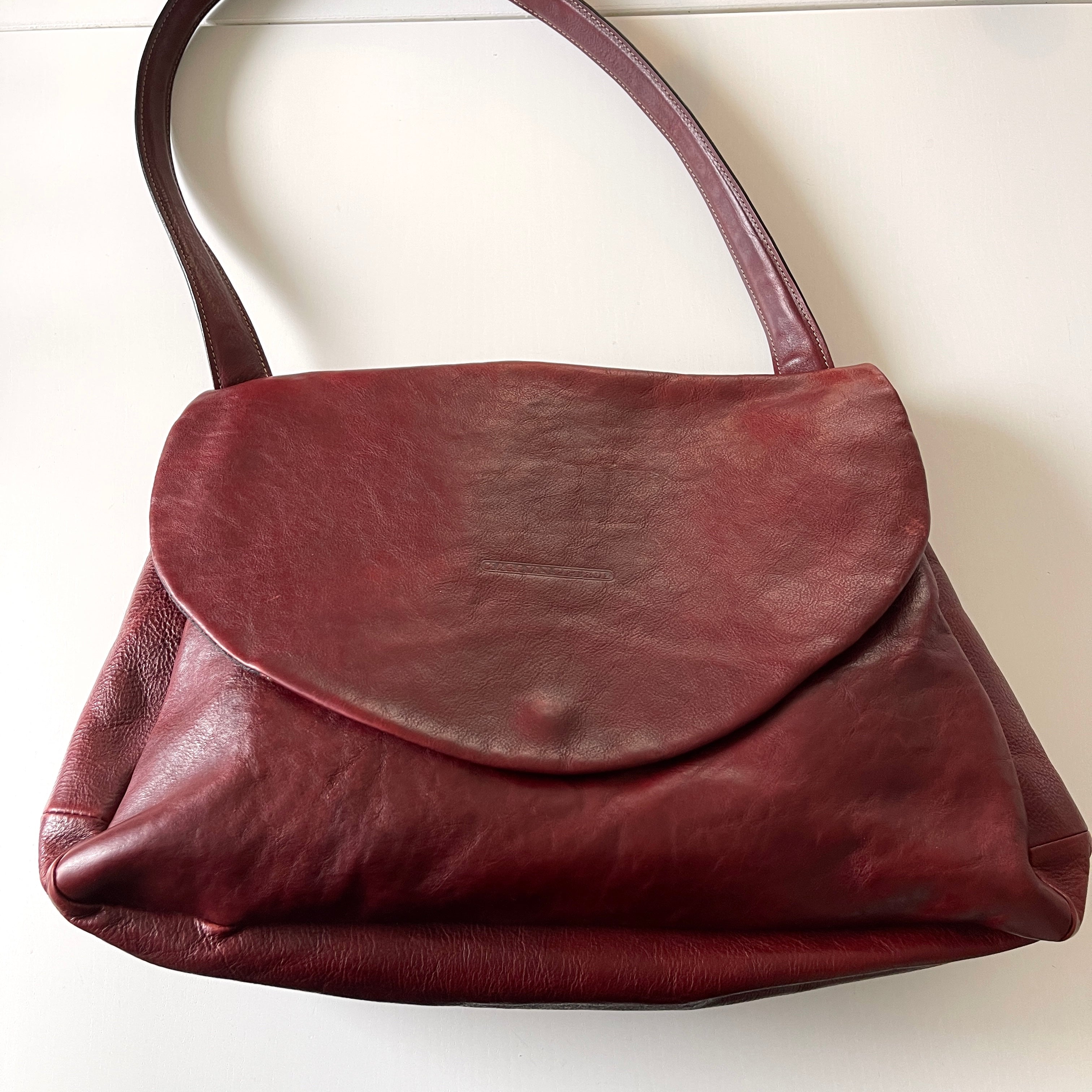 KARA VAN PETROL Leather Bag