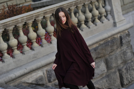 EN SOIE enSoie Zurich "Serge" wool dress