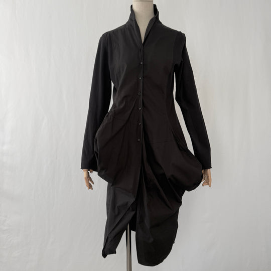 RUNDHOLZ Black Asymmetric Dress