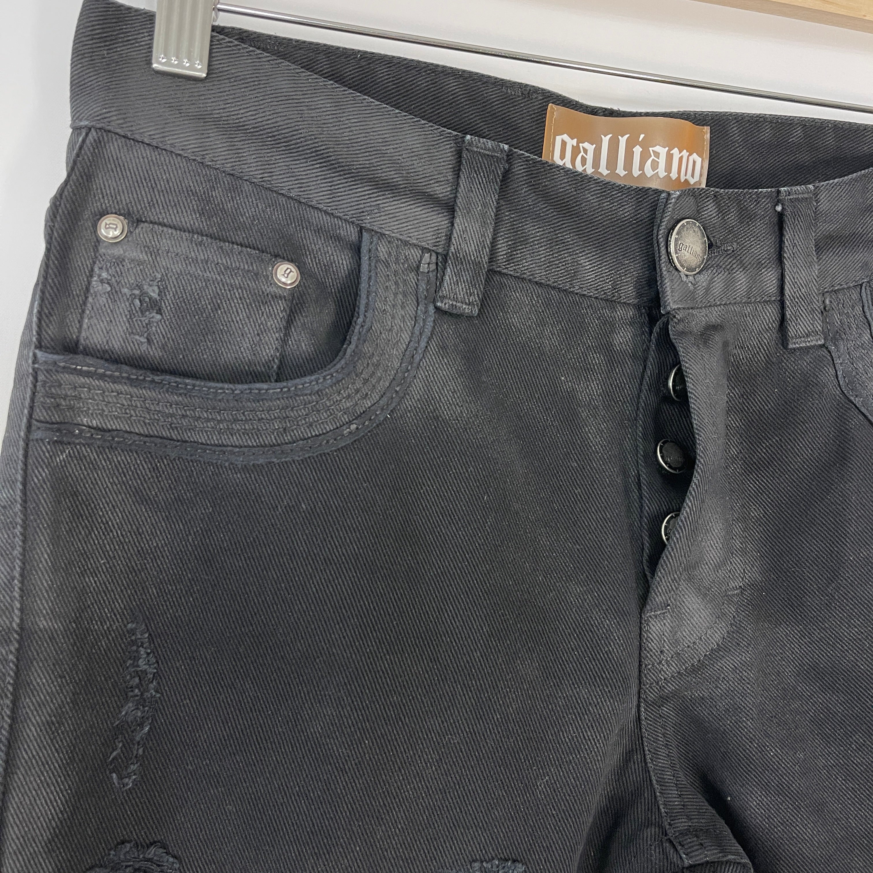 JOHN GALLIANO Black Jeans