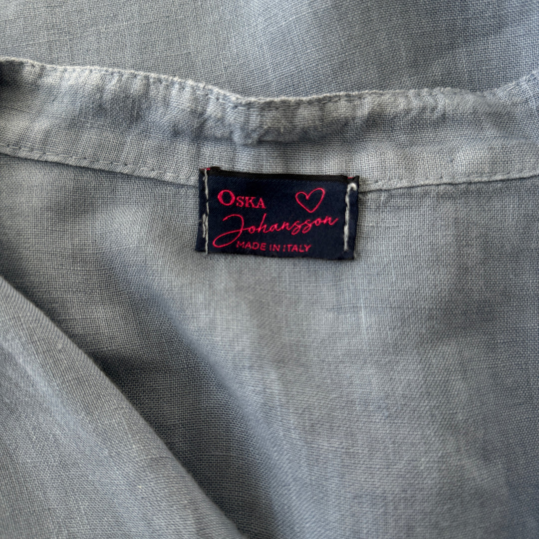 OSKA Blue Linen Dress