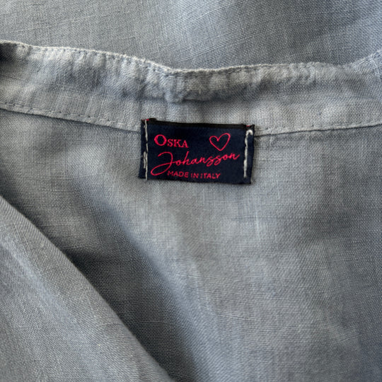 OSKA Blue Linen Dress