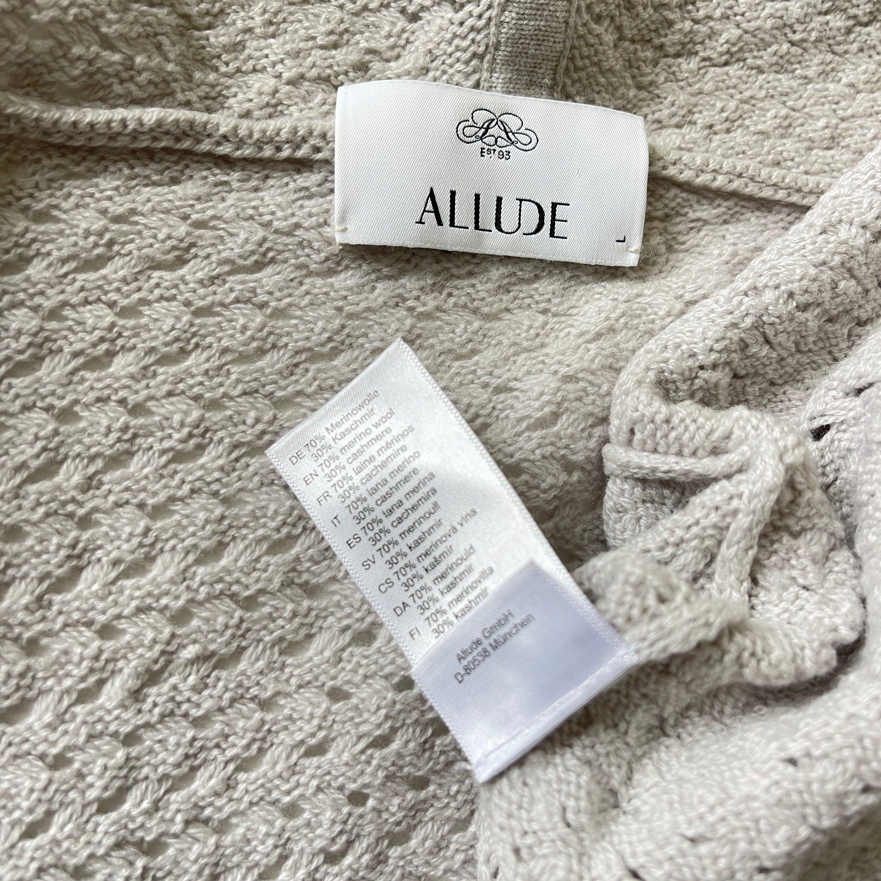 ALLUDE Hooded Cardigan