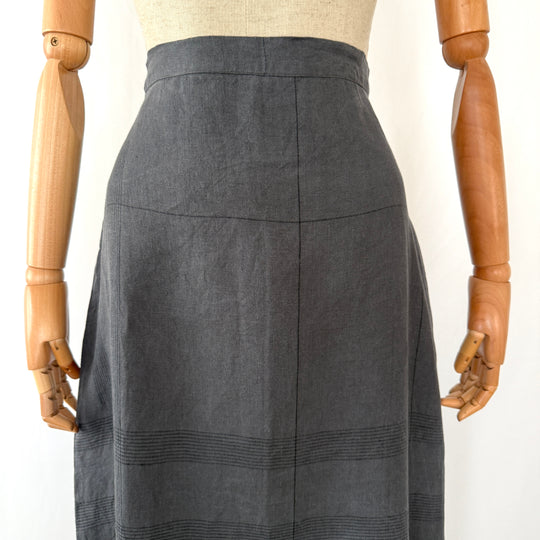 BARBARA LANG Linen Skirt