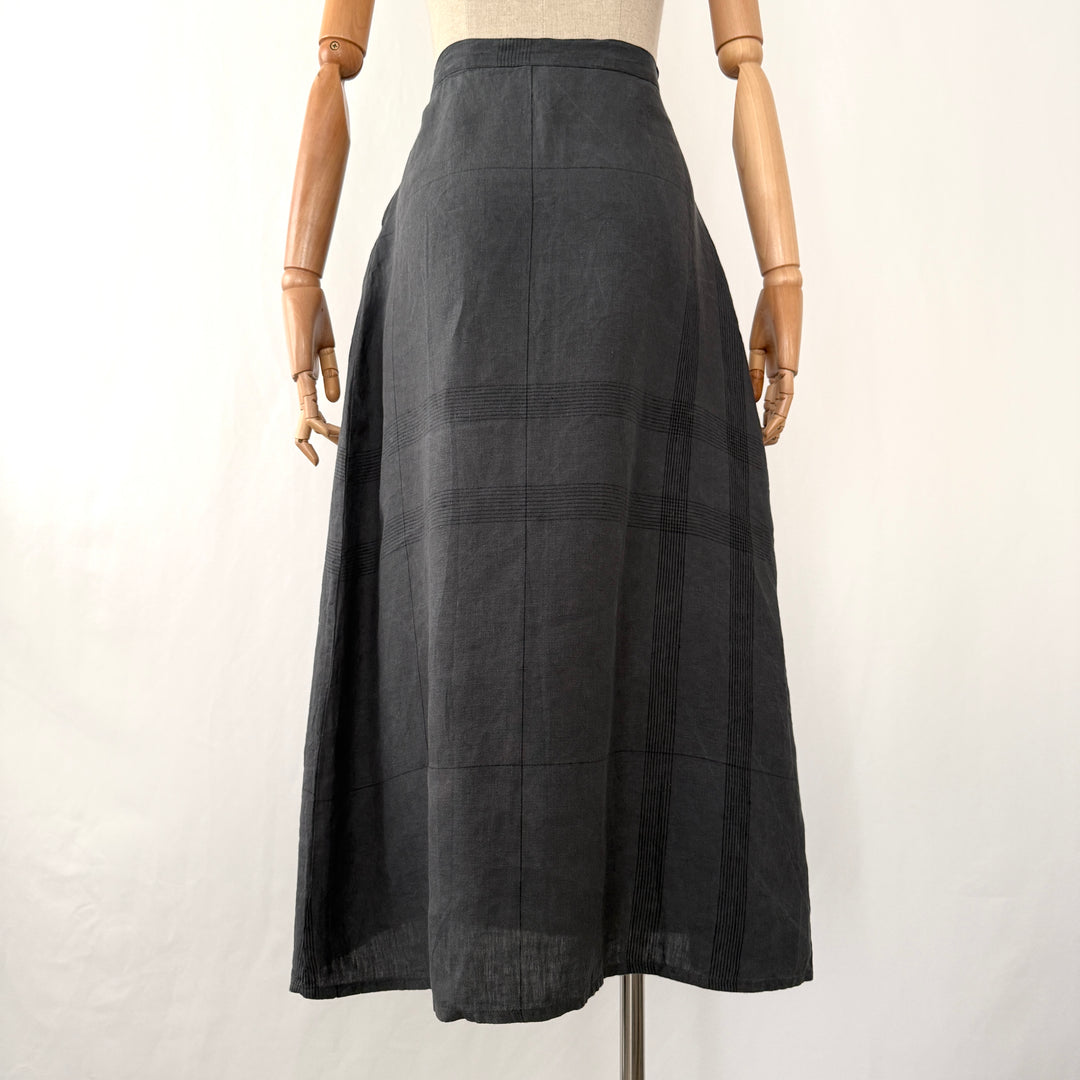 BARBARA LANG Linen Skirt