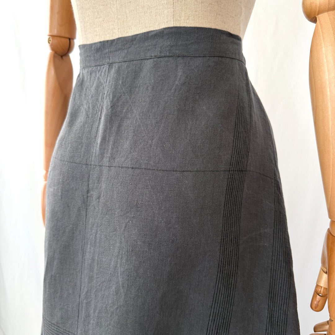 BARBARA LANG Linen Skirt