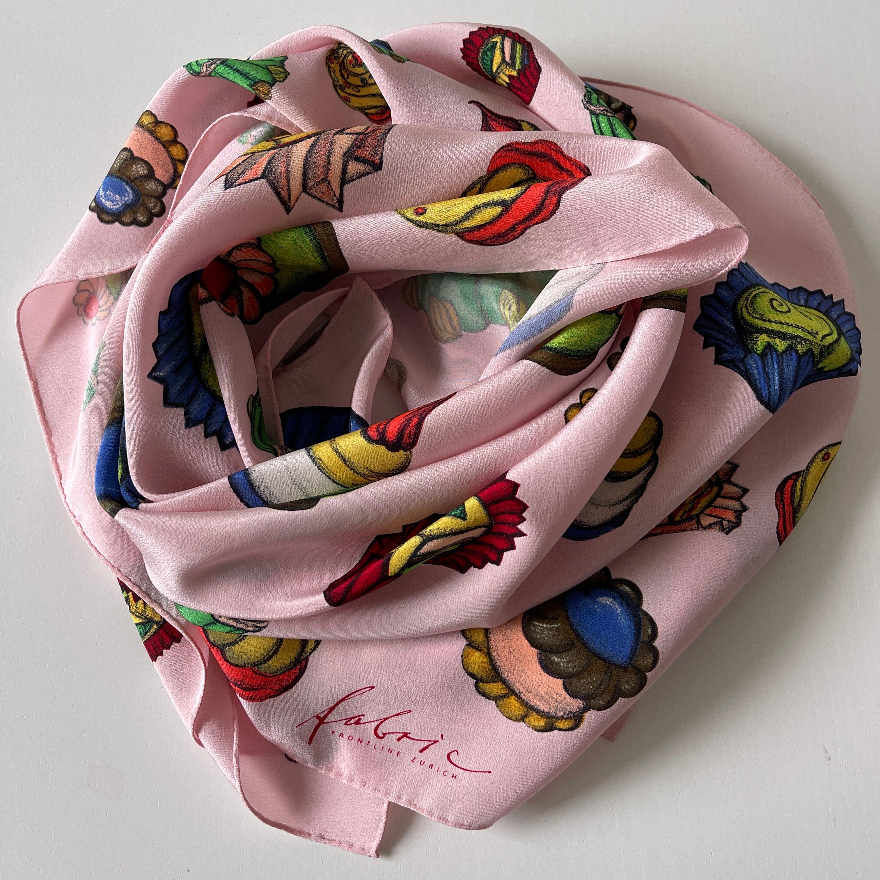 FABRIC FRONTLINE Silk Scarf