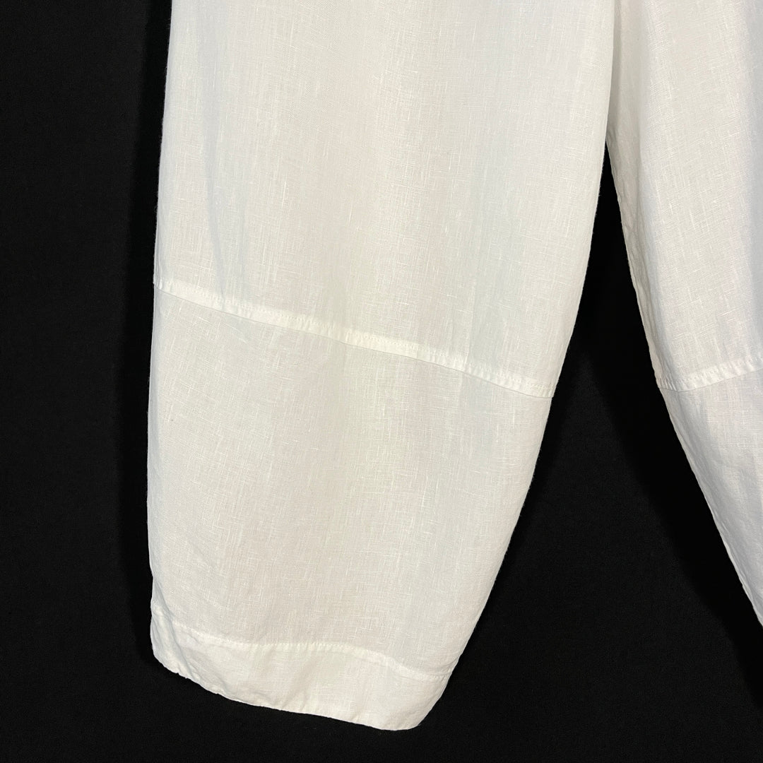 GRIZAS White Linen Pants