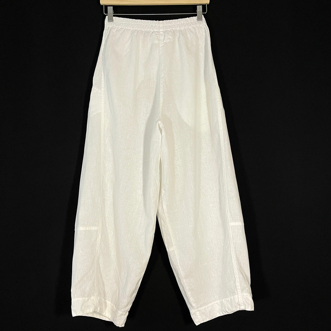 GRIZAS White Linen Pants