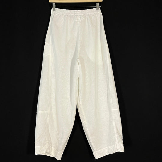 GRIZAS White Linen Pants