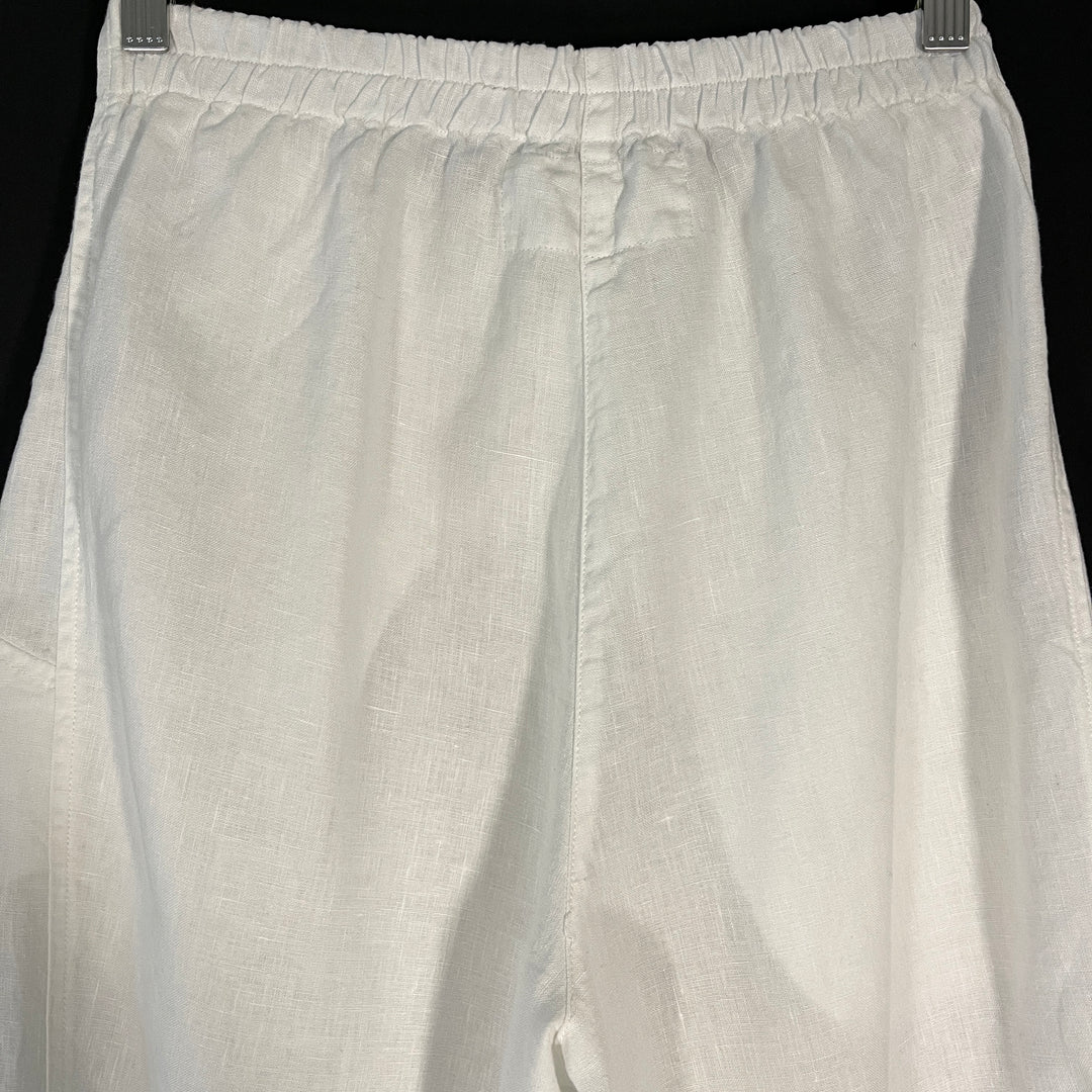 GRIZAS White Linen Pants
