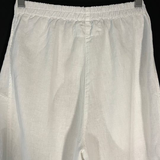 GRIZAS White Linen Pants