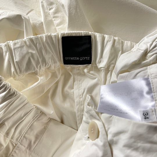 ANNETTE GÖRTZ White Cotton Pants
